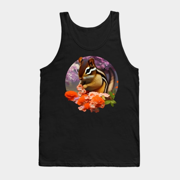 Chipmunk Tank Top by Petit Faon Prints